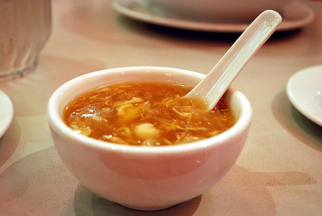 Sharks fin soup